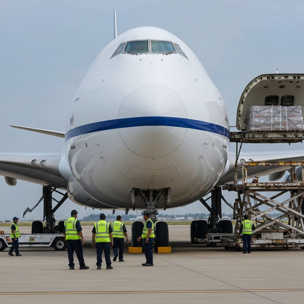 Cargo aircraft for international freight